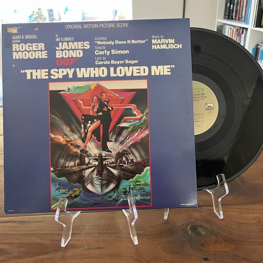 The Spy Who Loved Me Original Motion Picture Score LP 1977 Liberty LO-50774